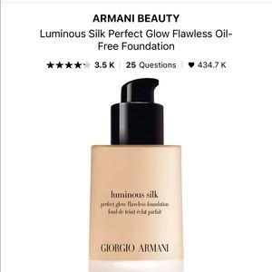 Giorgio Armani Luminous Silk foundation #3
